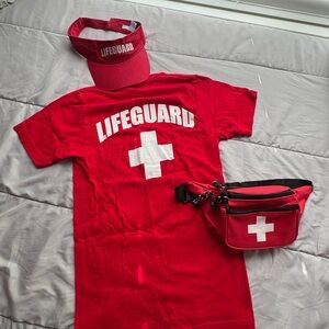 Lifeguard Costume T-Shirt Unisex Xtra Small